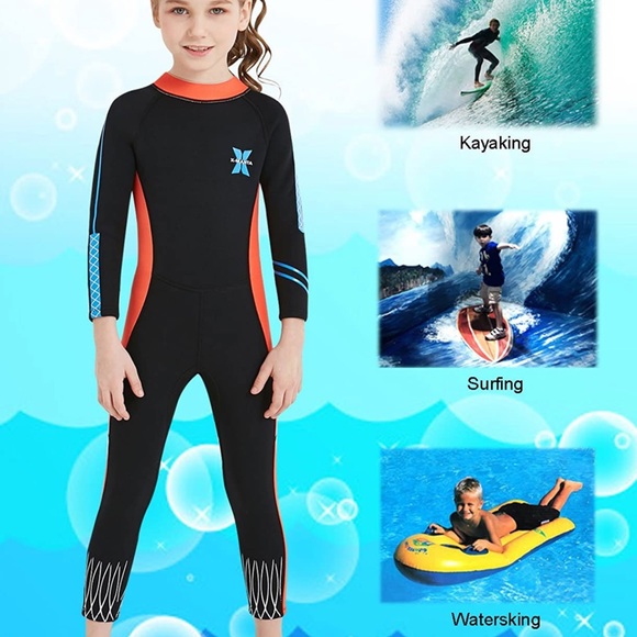 DIVE & SAIL Kids 2.5mm Wetsuit One Piece UV Protection Thermal Swimsuit - Picture 2 of 8